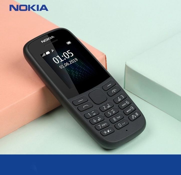 Nokia 105, yangi. knopka  telefon