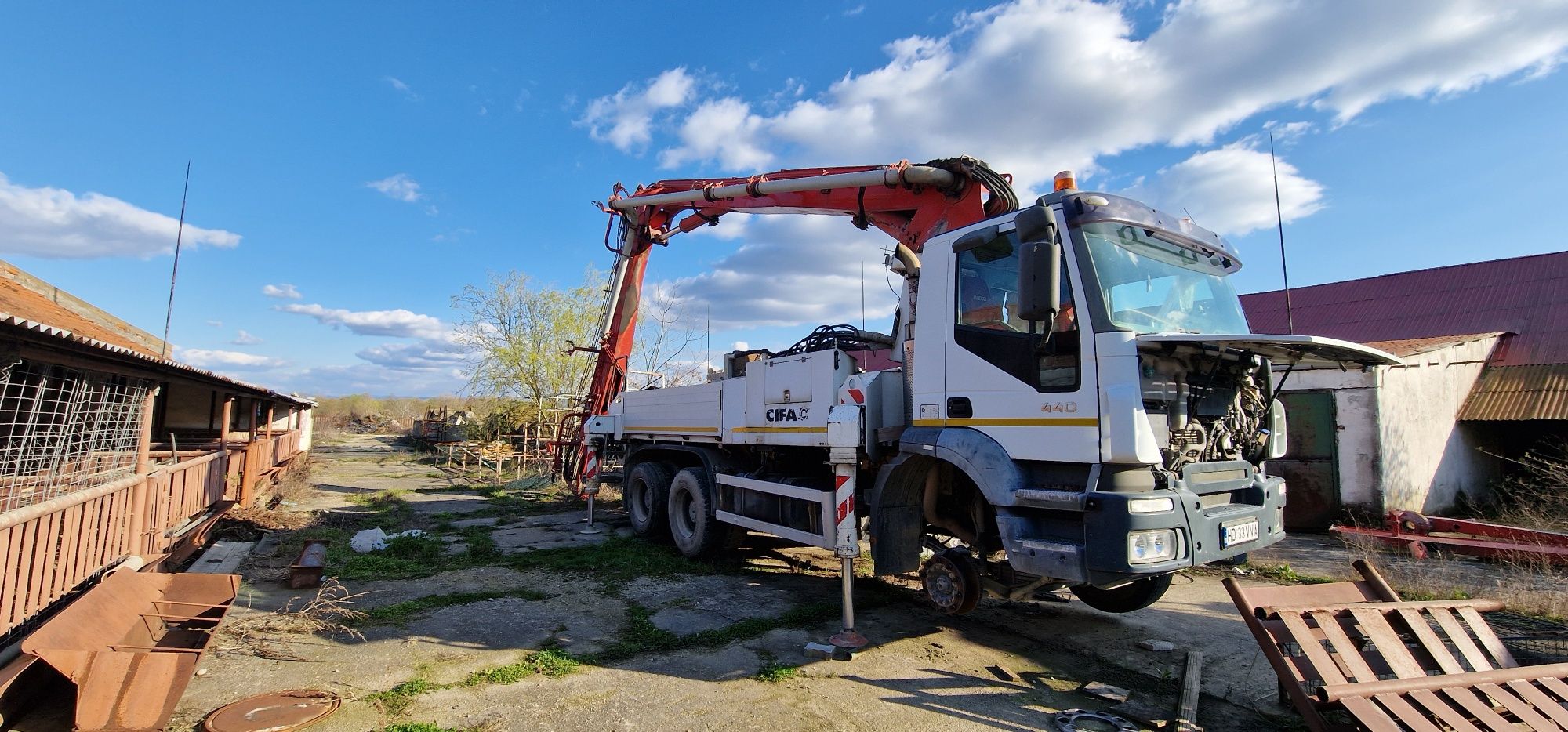 Pompa beton iveco