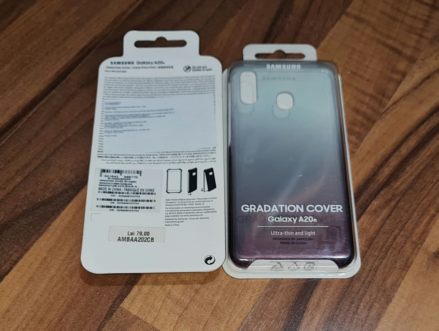 Husa originala Samsung Gradation Cover Galaxy A20e A202