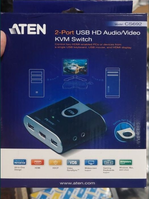 Switch KVM USB HDMI Aten CS692