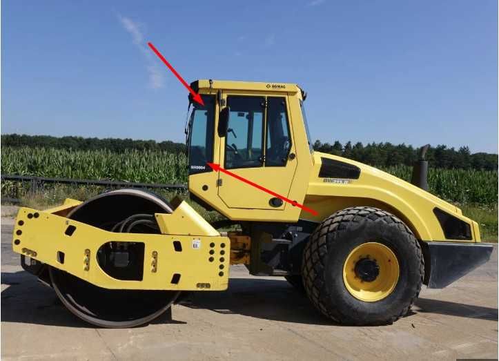 Parbriz/Geam/Luneta BOMAG BW213DH-4, BW213PDH-4, BW214D-4, BW214DH-4