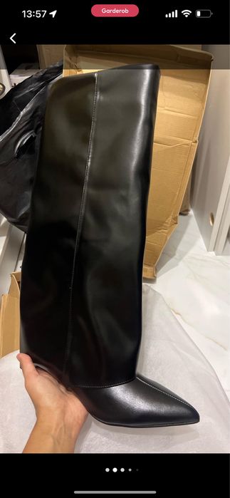 Сапоги гетры женские новые экокожа