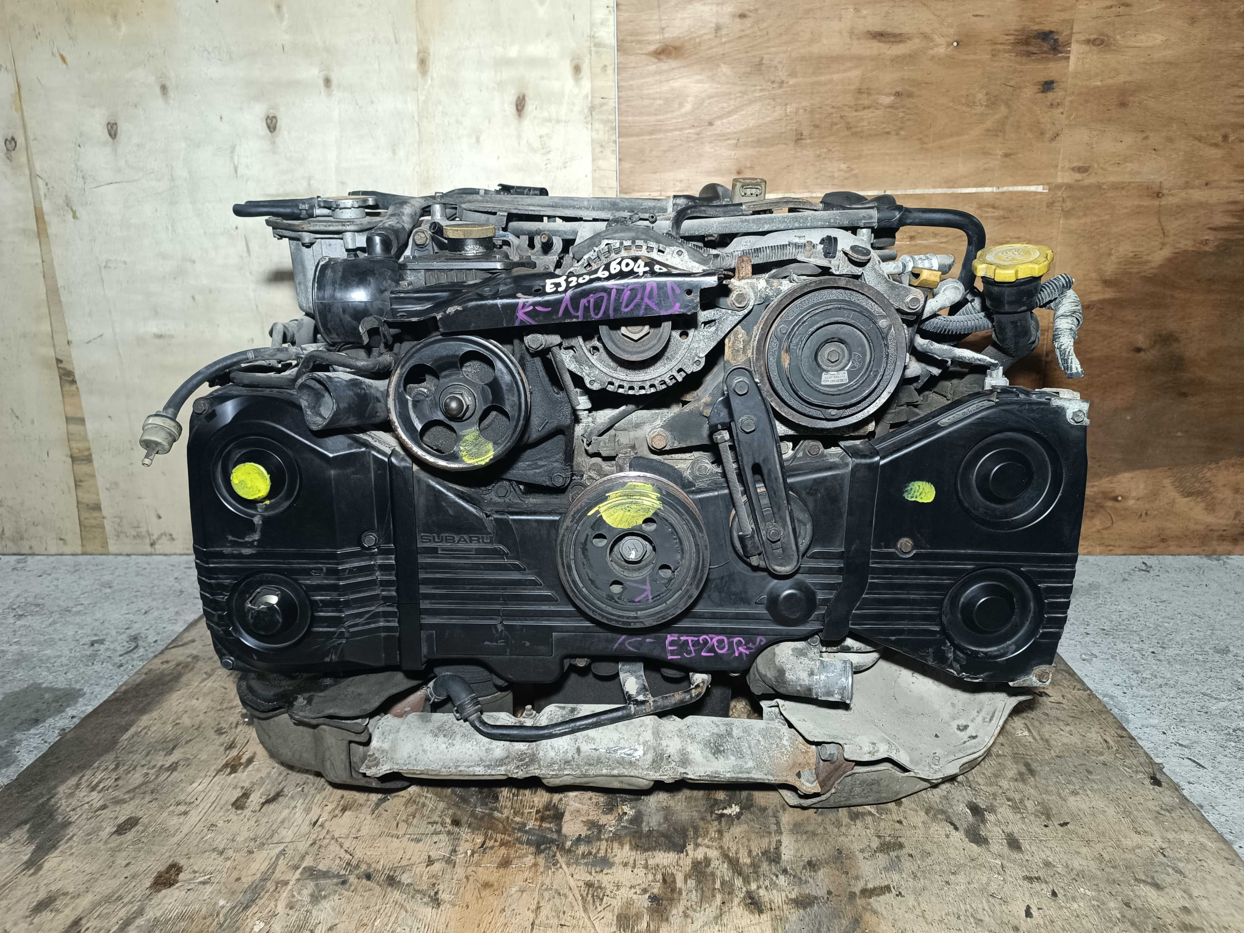 Двигатель Subaru EJ20R 280лс Ej20 2.0 twin turbo Legacy RS GT-B EJ20K
