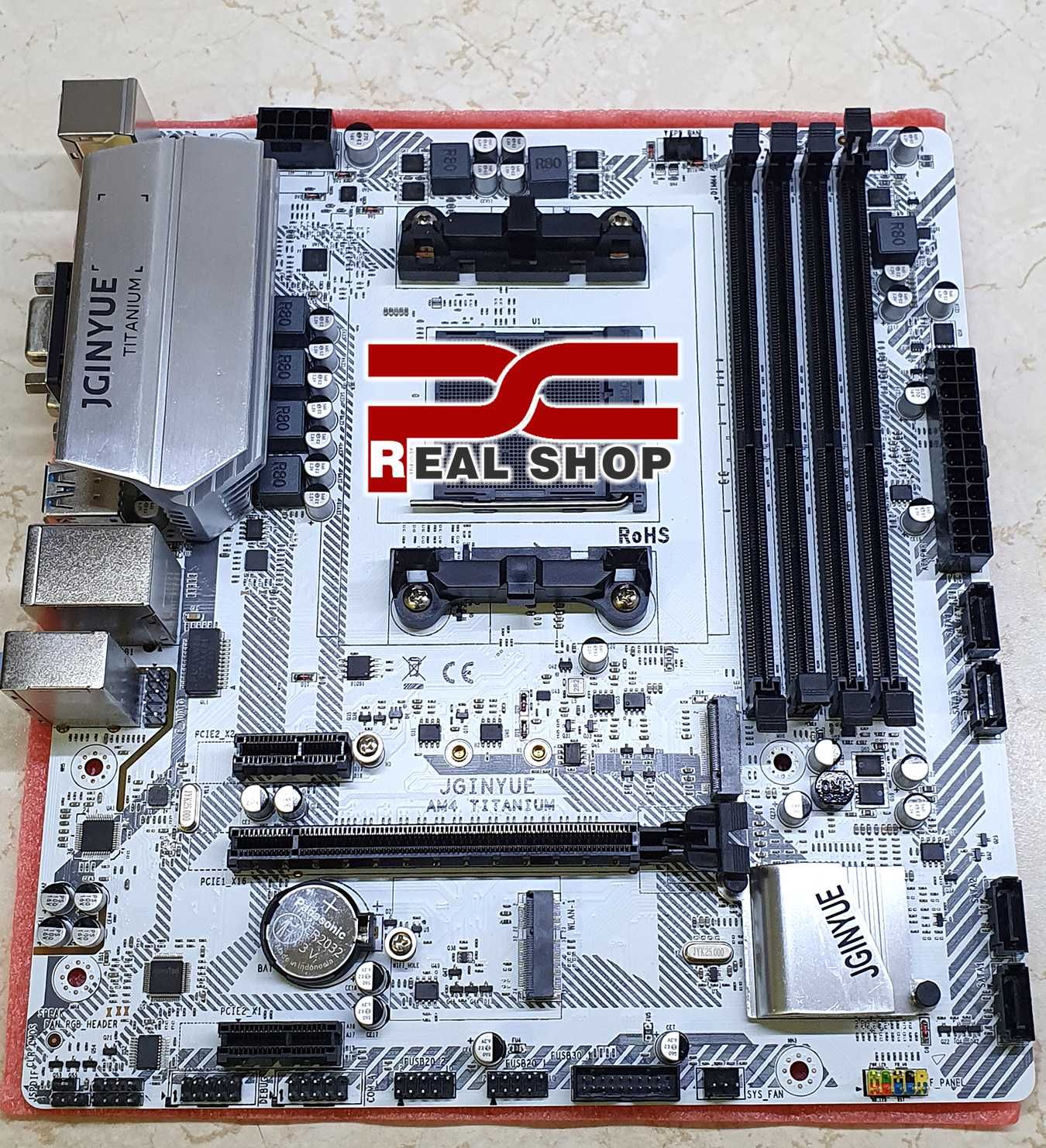 AMD-БЮДЖЕТНЫЙ ХИТ! B350M Titanium + Ryzen 7 2700 + 16GB DDR4 3200MHz