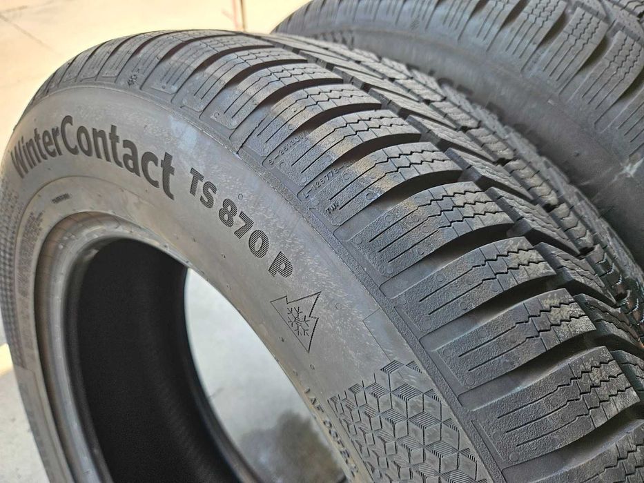 2бр. 225/65 R17 зимни CONTINENTAL TS870P 2024г. 8мм