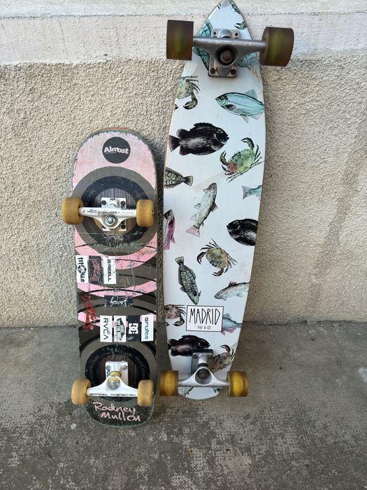 Skateboard Almost Longboard Madrid Ruckus Minilogo Gullwing Made in US