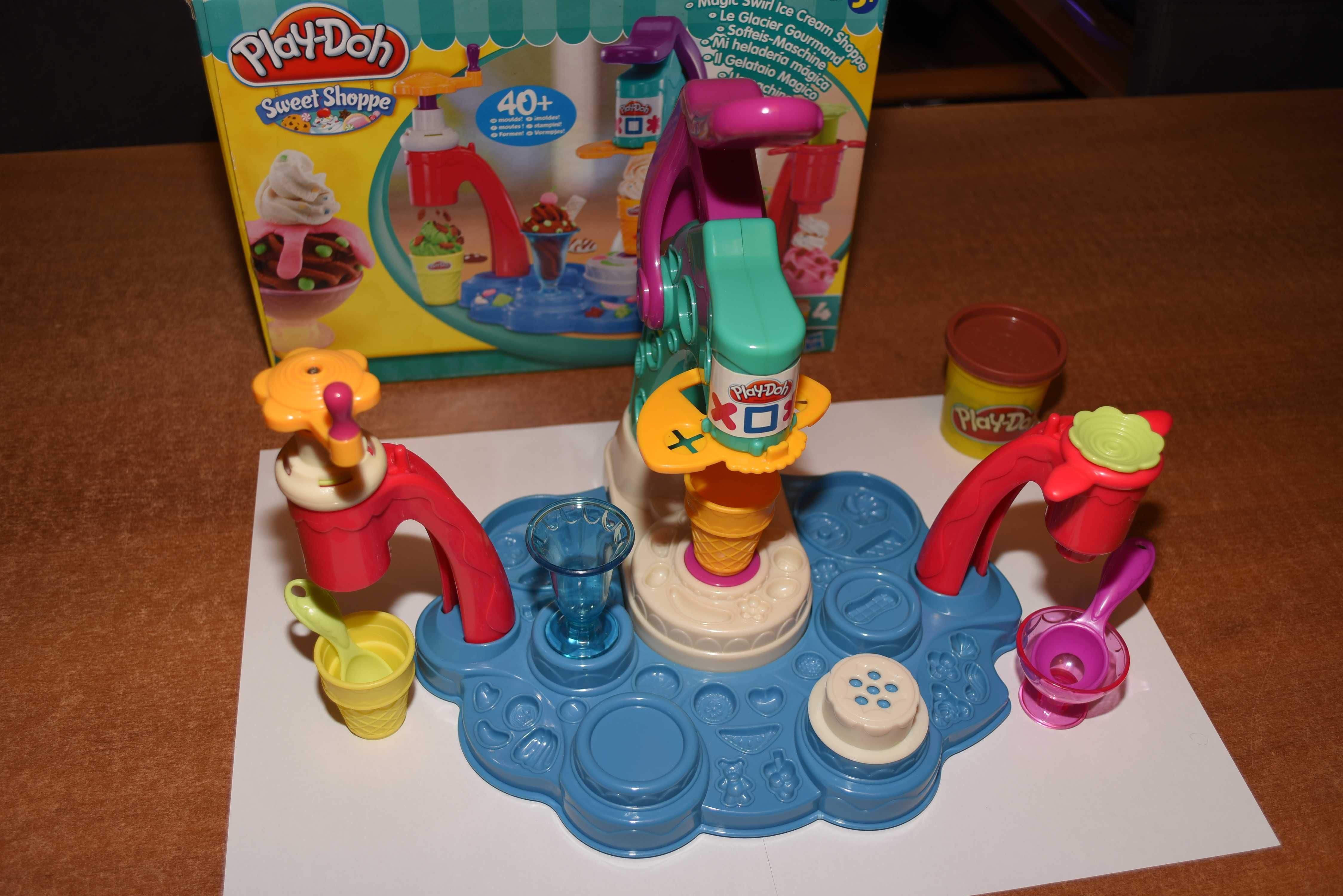 Jucărie - Play-Doh - Magic Swirl Ice Cream Shoppe