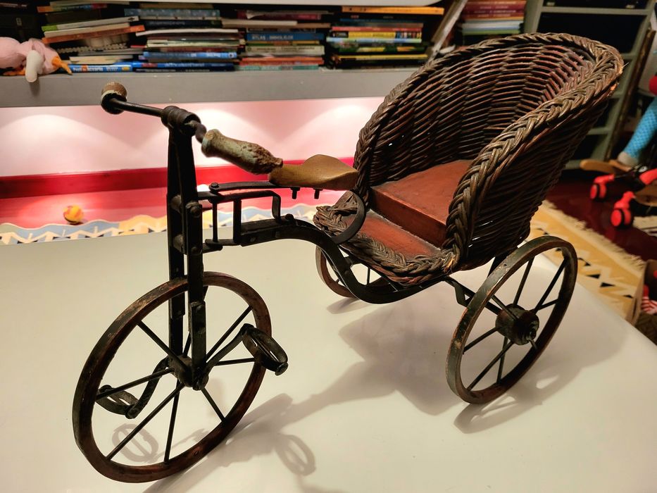 Machete lemn și alama anii 1900 colectie păpuși porțelan