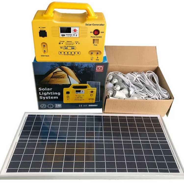 Солнечная система освещения SG1210W +  авто инвертор