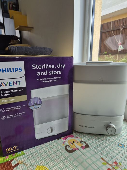 Vand sterilizator si uscator de biberoane Philips