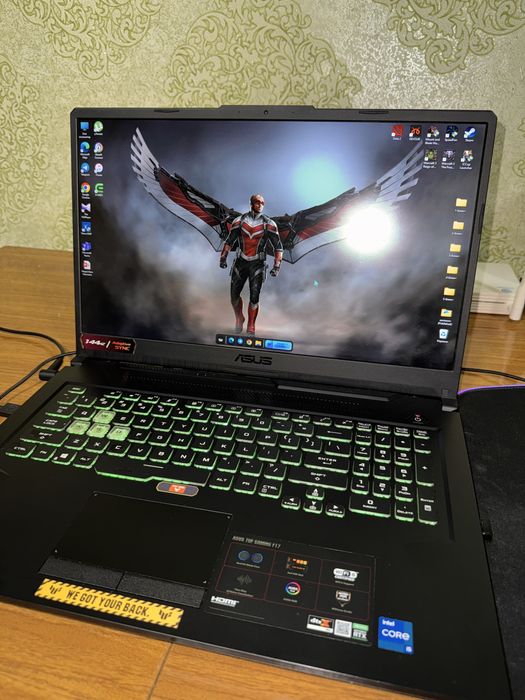 Продаю ASUS TUF GAMING F17 — Мощный игровой ноутбук + ПОДАРКИ