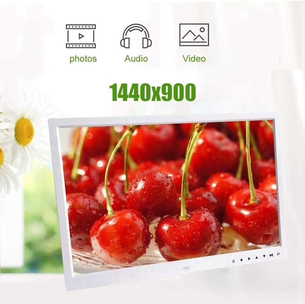 Цифрова фоторамка ZOLL, 17 инча бяла 1440x900 LED HD