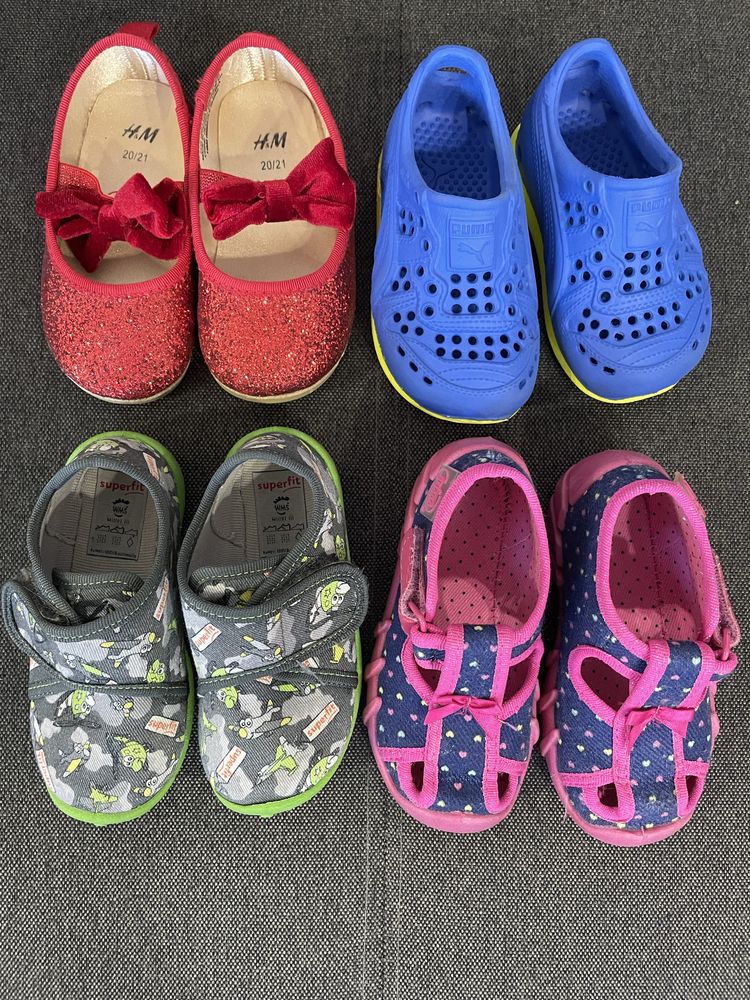 Детски обувки,сандали и пантофки Clarks, Adidas, Puma, H&M,Superfit