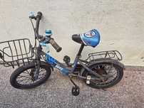 Bicicleta copii 3 - 6 ani, cu roti ajutatoare