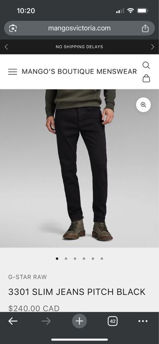 G star 3301 slim jeans - 32/32