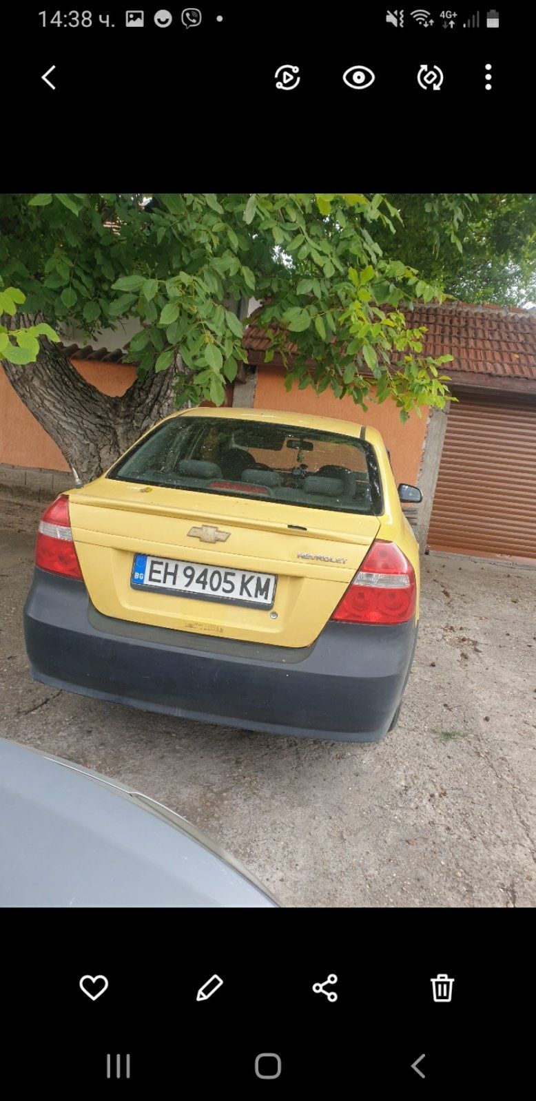 Продавам Шавролет Авео на части