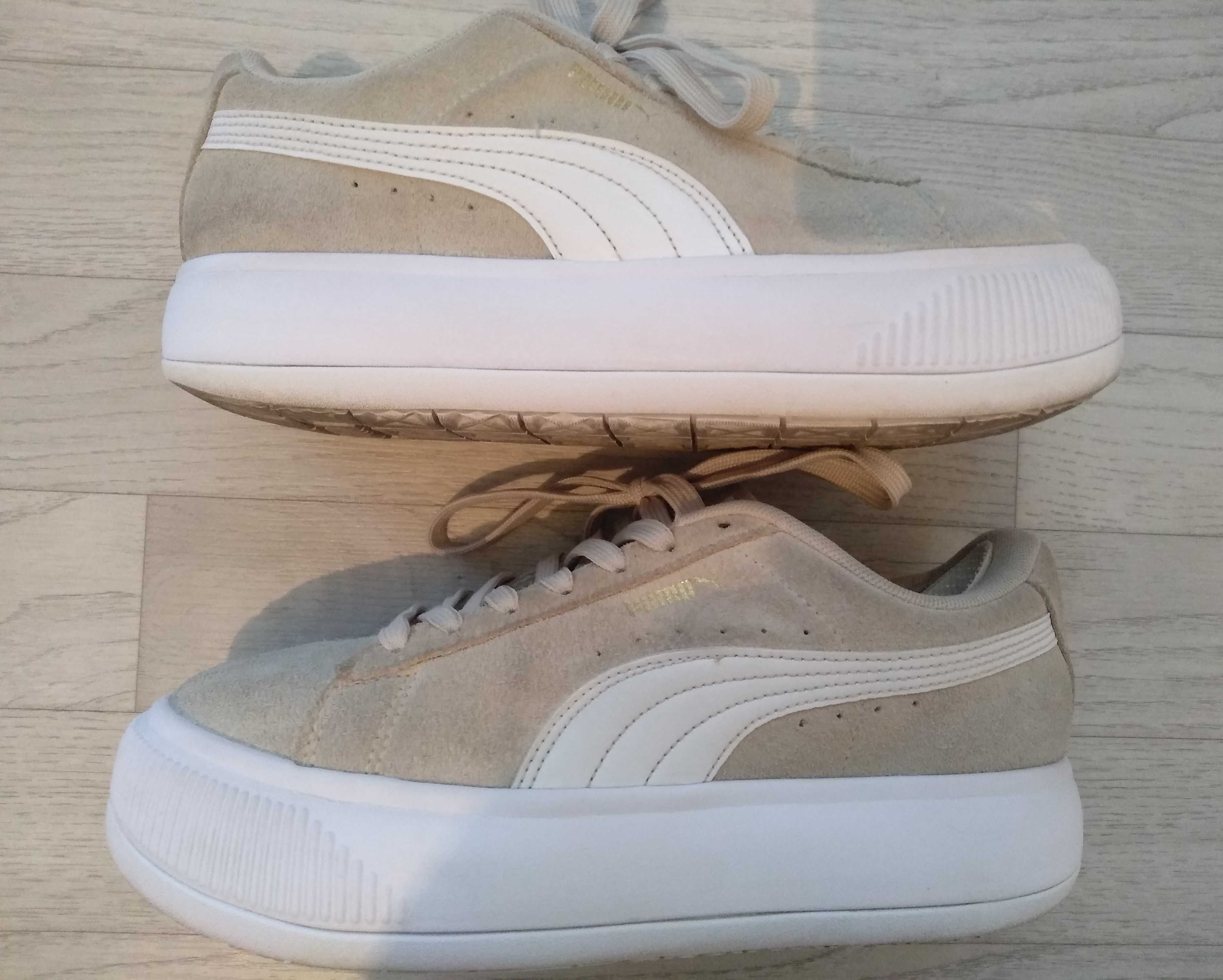 PUMA Suede Mayu бежевые размер 38 б.у.