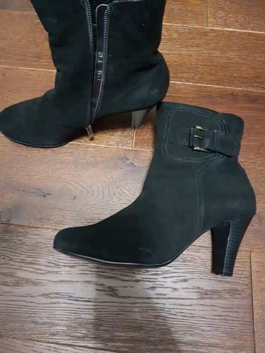Botine piele întoarsă
