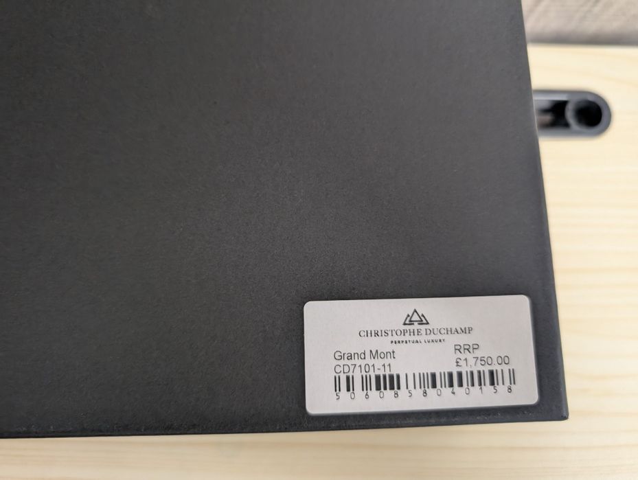 Christophe Duchamp Grand Mont Chronograph (Panda) Nou cu Garanție