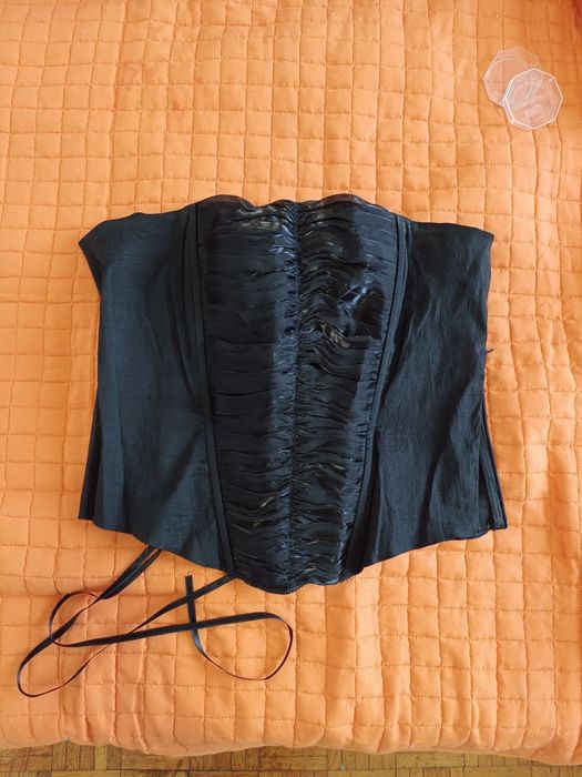 Vintage witchy set: corset + fustă + eșarfă