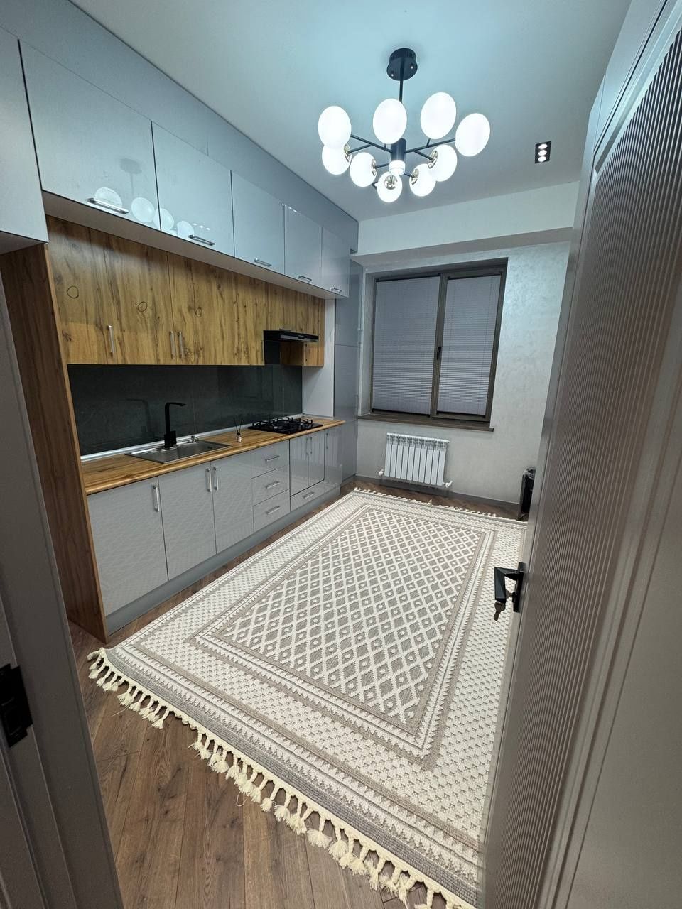Sergeli 7a 2xonali Novostroyka kvartira sotiladi yevro remont 60m²