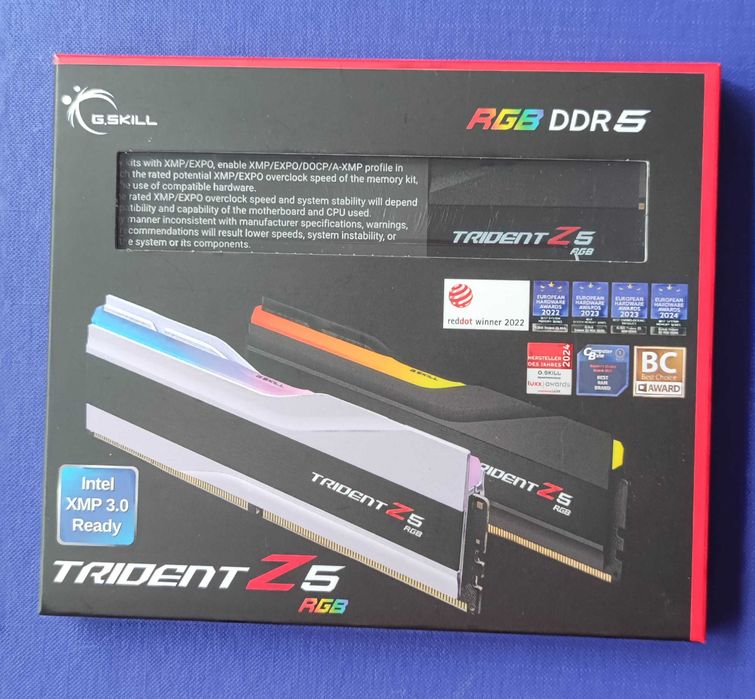 G.Skill Trident Z5 RGB DIMM Kit 32GB F5-7600J3646G16GX2-TZ5RK