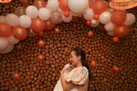 Aranjamente baloane pentru nunți, botezuri, petreceri