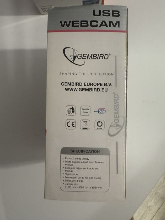 Vand USB WEBCAM Gembird nou