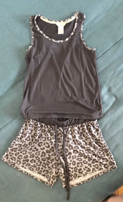 Pijama de damă Lucky Brand animal print