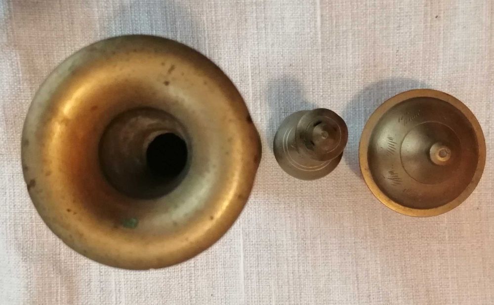 Хаванче, ваза, чайник, преспапие от месинг и бронз