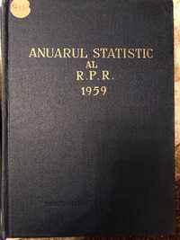 Carti rare Anuar statistic al R.P.R. 1959, 1963,1964 Transport gratuit