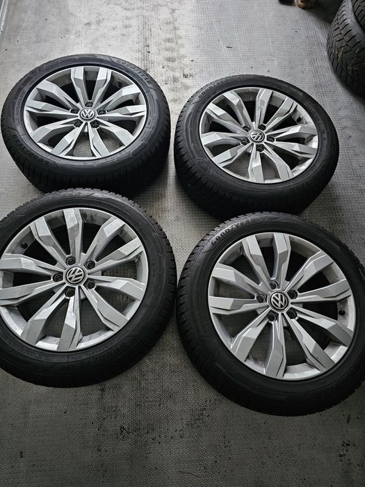 Jante originale Vw Passat r17 cu cauciucuri de iarna
