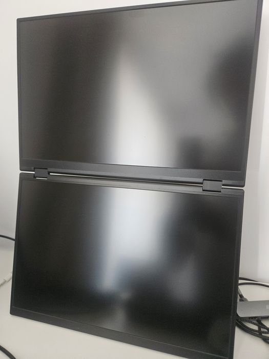 Monitor portabil dual EHOMEWEI X1 — 16" FHD ×2, culori superbe, star