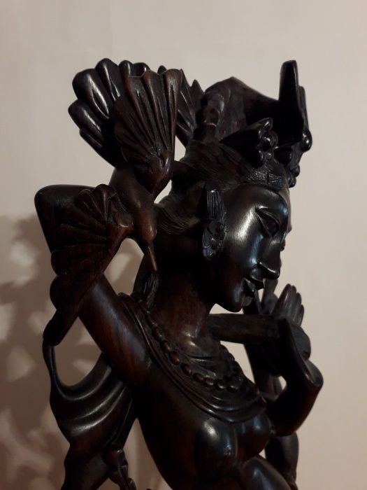 Statueta Lemn Exotic - Superba si Veche Sculptura Balineza