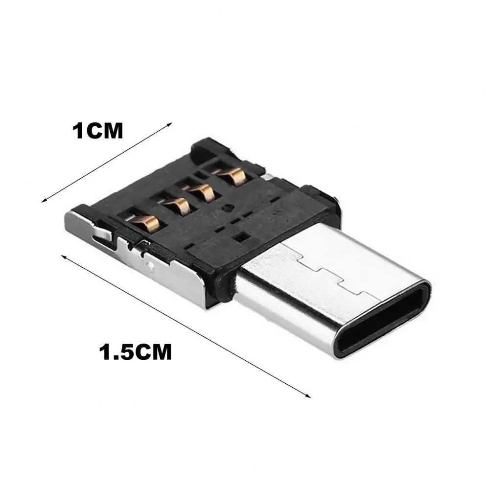 Адаптер-конвертер ЮСБ на ТАЙПСИ переходник с USB на Type-C