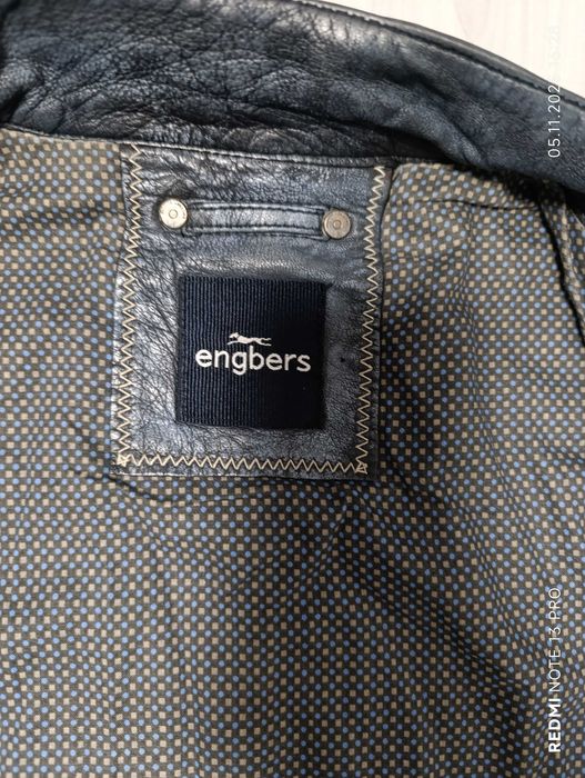 ENGBERS''оригинално мъжко кожено яке ХЛ размер