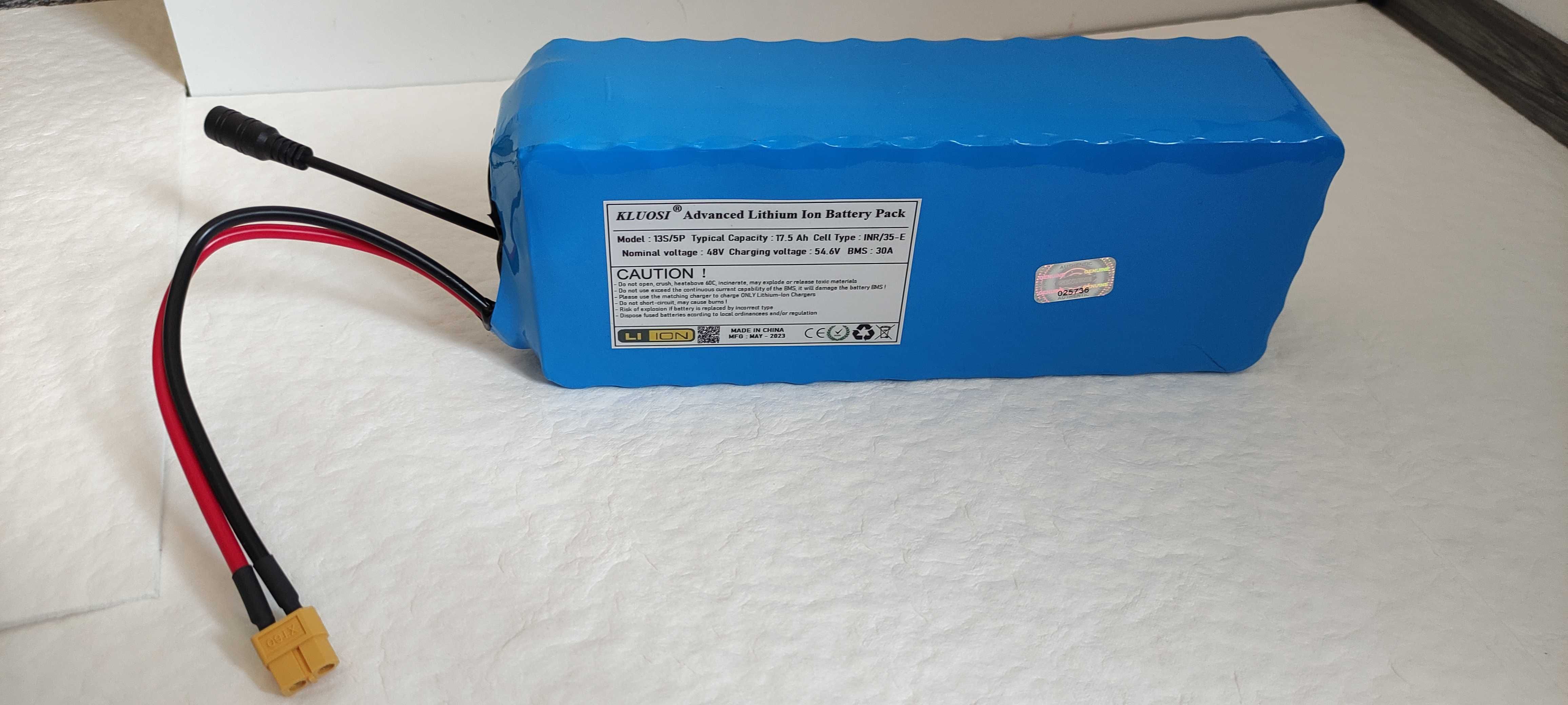 Baterie / Acumulator Li-Ion 48V/17.5Ah biciclete electrice, (NOU 2023)