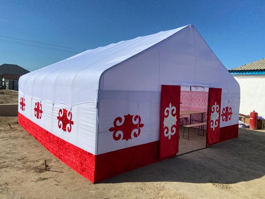 Палатка аренда полный комплект (100-120 адамдык)