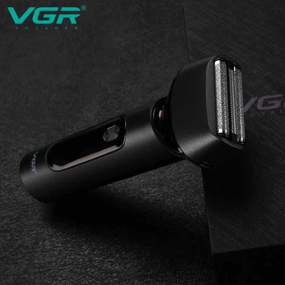 VGR V-381 PRO Aparat de ras electric, afisaj LCD, Incarcare USB, DRY W