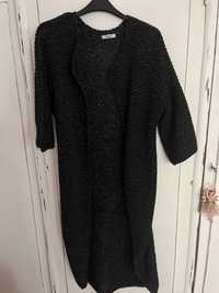 Cardigan lung negru