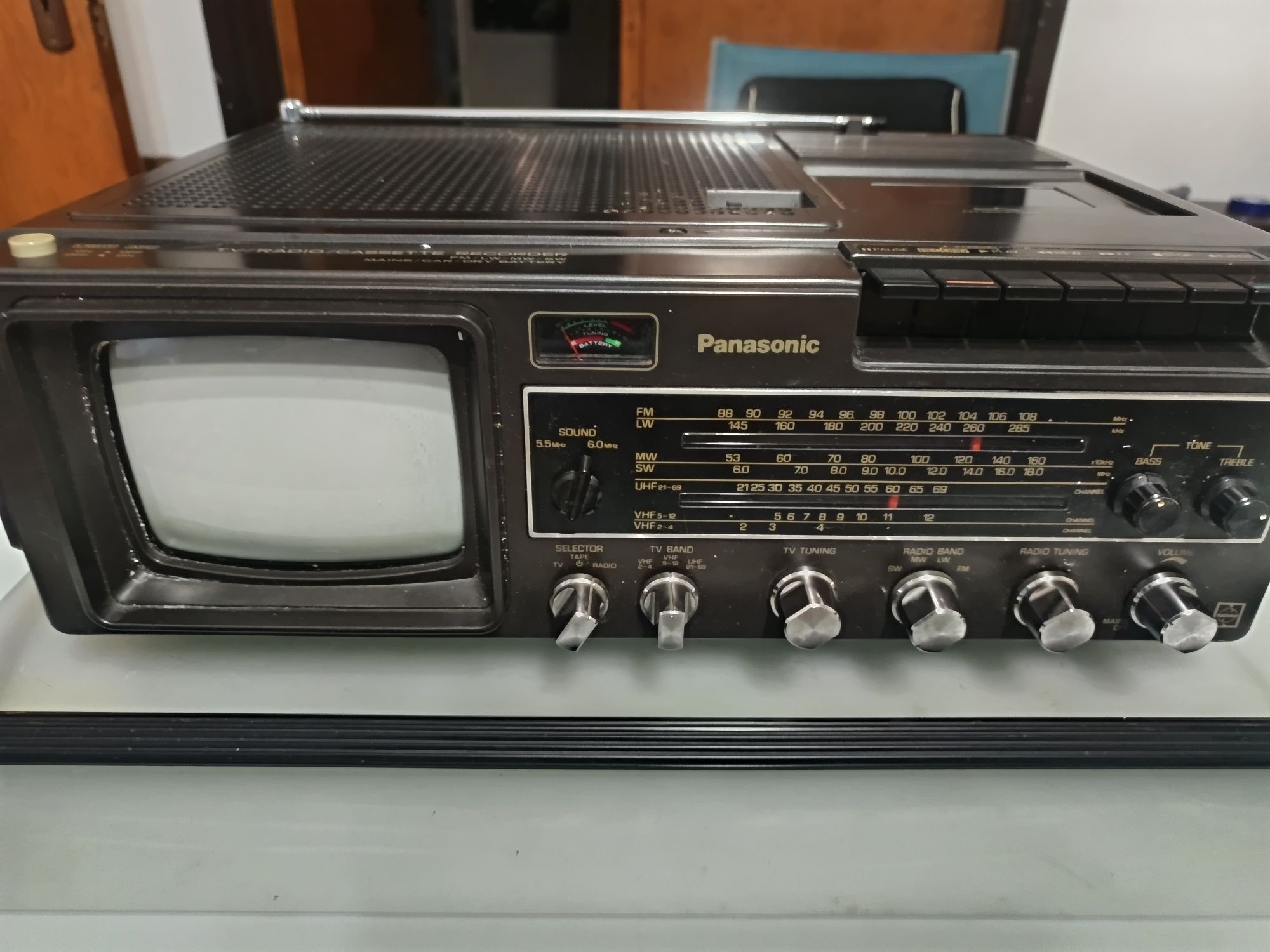 Panasonic TR5001S tv radio casete vintage retro colectie