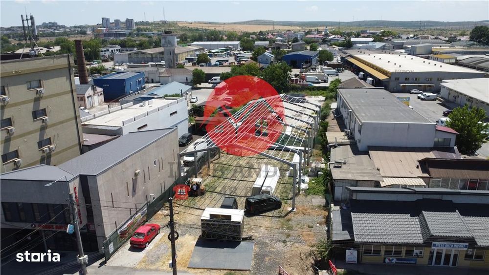 Hala noua de închiriat – 600 mp + 2.000 mp teren, utilitati complete