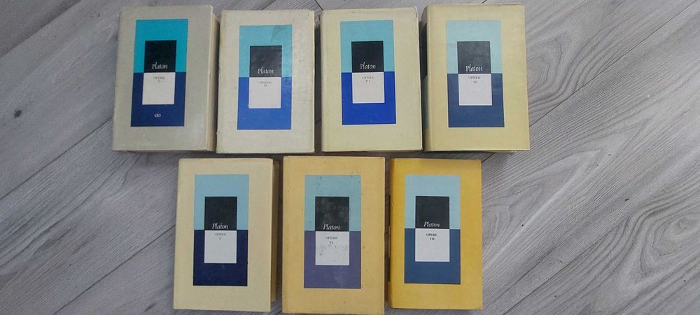 PLATON - Opere (7 volume cartonate + supracoperta) . Stare excelenta !
