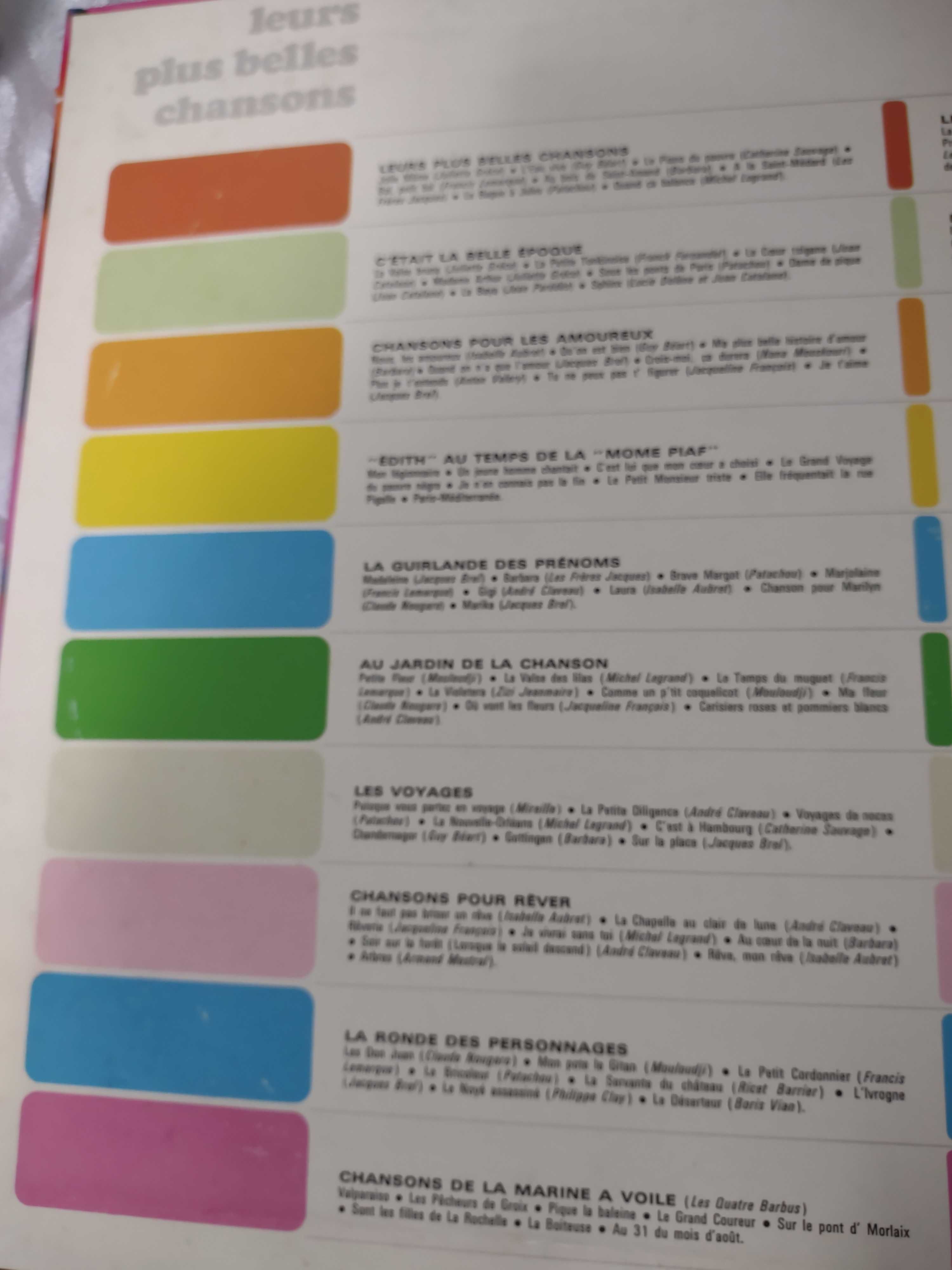 Mapă 10 viniluri Philips,Frantuzesti