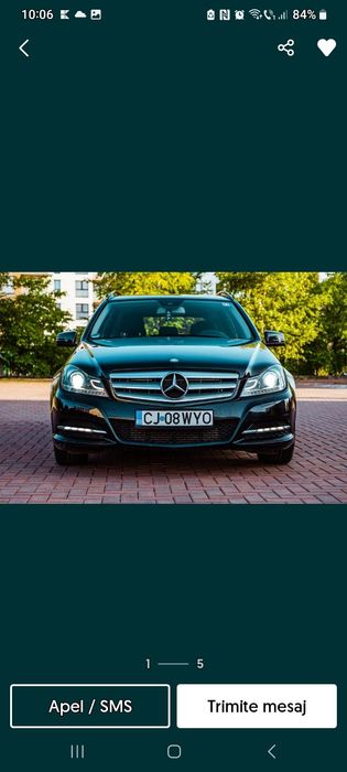 Mercedes C250 204cp cu cutie manuală.