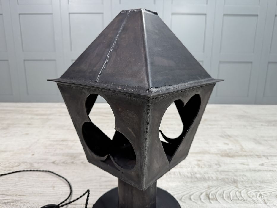 Метална настолна лампа Handmade Д1084