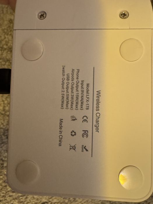 Incarcator wireless 3 in 1 iphone airpod  apple watch