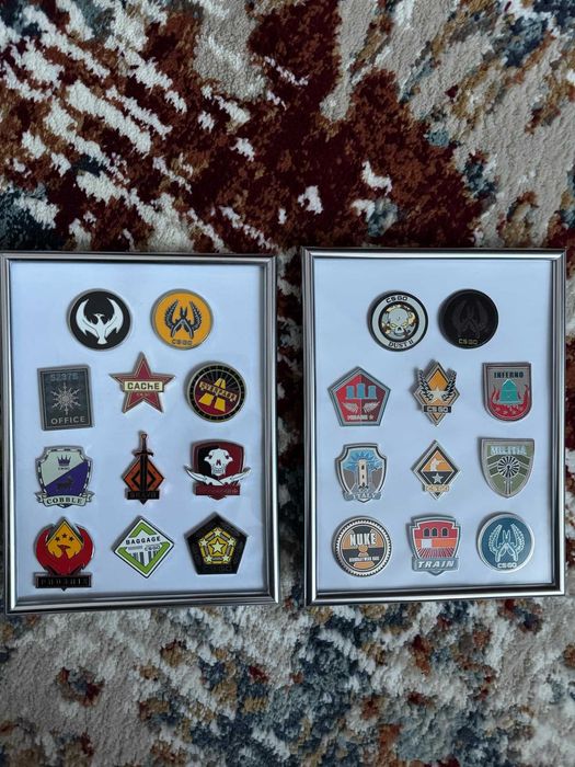 Schimb CS GO genuine pins insigne originale seria 1  cs:go pin cs2