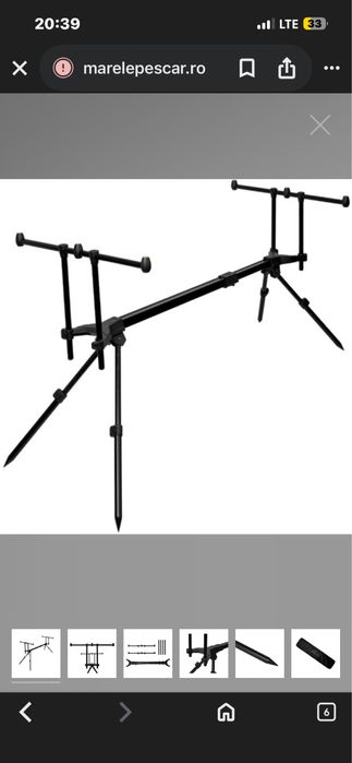 Rod pod aluminiu DELPHIN BRONX 2G, 3 POSTURI