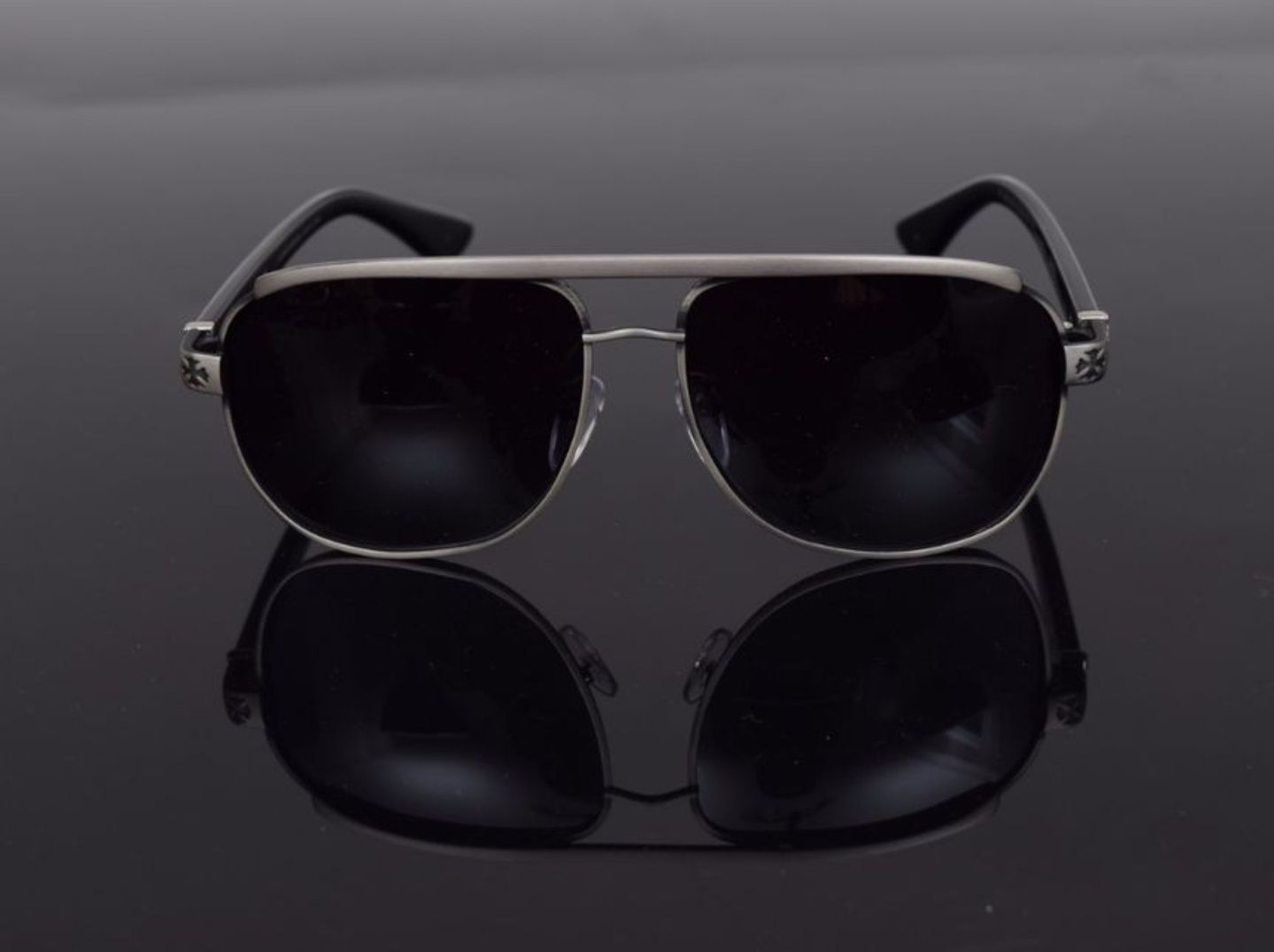 Слънчеви очила Chrome Hearts Boneyard Silver